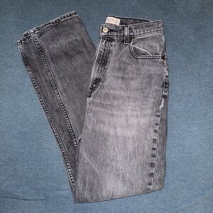 Abercrombie 90s straight high rise jeans in black